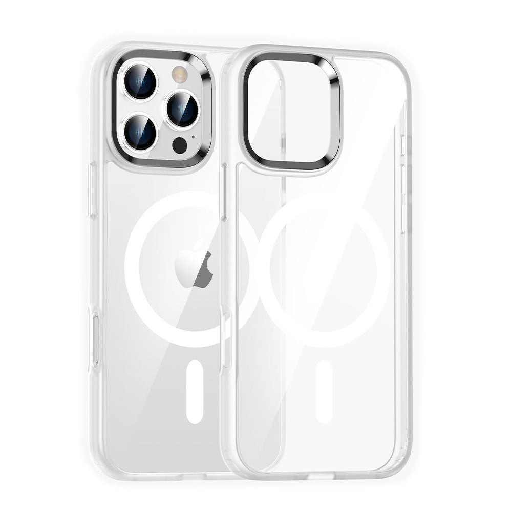 Highly transparent soft frame magnetic mobile phone protective case